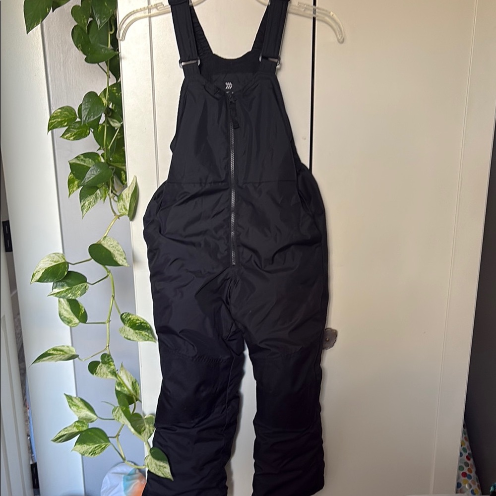 All in Motion Black Kids Snow Bib